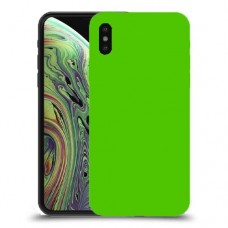 כיסוי בצבע  - ירוק לדגם : Apple iPhone XS - מותג : סקרין מובייל