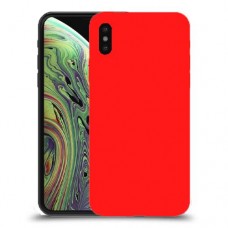 כיסוי בצבע  - אדום לדגם : Apple iPhone XS - מותג : סקרין מובייל