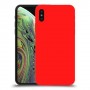 כיסוי בצבע  - אדום לדגם : Apple iPhone XS - מותג : סקרין מובייל