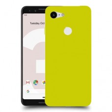 כיסוי בצבע  - צהוב לדגם : Google Pixel 3 - מותג : סקרין מובייל