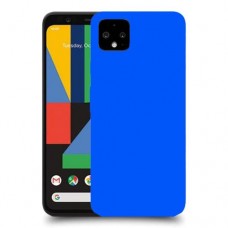 כיסוי בצבע  - כחול לדגם : Google Pixel 4 - מותג : סקרין מובייל