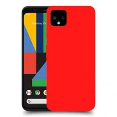 כיסוי בצבע  - אדום לדגם : Google Pixel 4 - מותג : סקרין מובייל