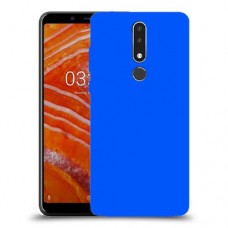 כיסוי בצבע  - כחול לדגם : Nokia 3.1 Plus - מותג : סקרין מובייל