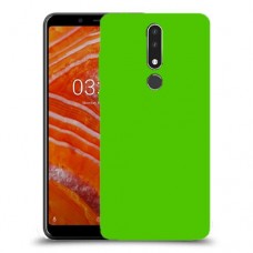 כיסוי בצבע  - ירוק לדגם : Nokia 3.1 Plus - מותג : סקרין מובייל