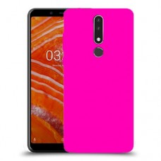 כיסוי בצבע  - ורוד לדגם : Nokia 3.1 Plus - מותג : סקרין מובייל