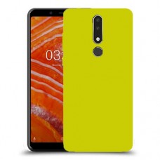 כיסוי בצבע  - צהוב לדגם : Nokia 3.1 Plus - מותג : סקרין מובייל