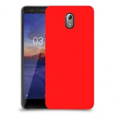 כיסוי בצבע  - אדום לדגם : Nokia 3.1 - מותג : סקרין מובייל