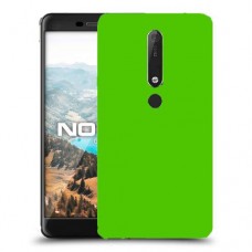 כיסוי בצבע  - ירוק לדגם : Nokia 6.1 - מותג : סקרין מובייל