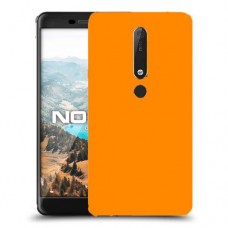 כיסוי בצבע  - כתום לדגם : Nokia 6.1 - מותג : סקרין מובייל