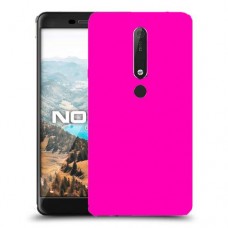 כיסוי בצבע  - ורוד לדגם : Nokia 6.1 - מותג : סקרין מובייל