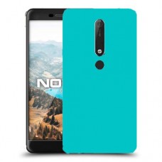 כיסוי בצבע  - טורכיז לדגם : Nokia 6.1 - מותג : סקרין מובייל