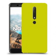 כיסוי בצבע  - צהוב לדגם : Nokia 6.1 - מותג : סקרין מובייל
