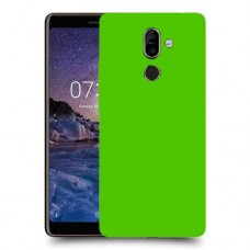 כיסוי בצבע  - ירוק לדגם : Nokia 7 plus - מותג : סקרין מובייל