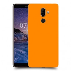 כיסוי בצבע  - כתום לדגם : Nokia 7 plus - מותג : סקרין מובייל
