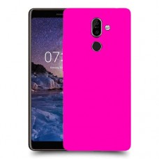 כיסוי בצבע  - ורוד לדגם : Nokia 7 plus - מותג : סקרין מובייל
