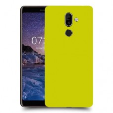 כיסוי בצבע  - צהוב לדגם : Nokia 7 plus - מותג : סקרין מובייל