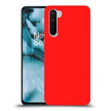 כיסוי בצבע  - אדום לדגם : OnePlus Nord - מותג : סקרין מובייל
