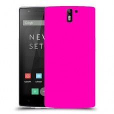 כיסוי בצבע  - ורוד לדגם : OnePlus One - מותג : סקרין מובייל