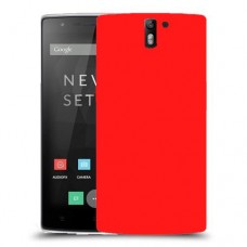 כיסוי בצבע  - אדום לדגם : OnePlus One - מותג : סקרין מובייל