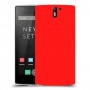 כיסוי בצבע  - אדום לדגם : OnePlus One - מותג : סקרין מובייל