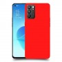 כיסוי בצבע  - אדום לדגם : Oppo Reno6 5G - מותג : סקרין מובייל