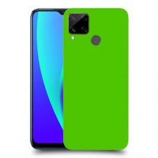 כיסוי בצבע  - ירוק לדגם : Realme C15 - מותג : סקרין מובייל