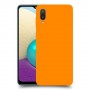 כיסוי בצבע  - כתום לדגם : Samsung Galaxy A02 - מותג : סקרין מובייל