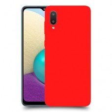 כיסוי בצבע  - אדום לדגם : Samsung Galaxy A02 - מותג : סקרין מובייל