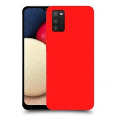 כיסוי בצבע  - אדום לדגם : Samsung Galaxy A02s - מותג : סקרין מובייל