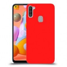 כיסוי בצבע  - אדום לדגם : Samsung Galaxy A11 - מותג : סקרין מובייל