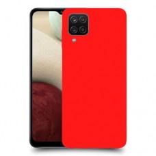 כיסוי בצבע  - אדום לדגם : Samsung Galaxy A12 - מותג : סקרין מובייל