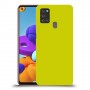 כיסוי בצבע  - צהוב לדגם : Samsung Galaxy A21s - מותג : סקרין מובייל