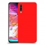 כיסוי בצבע  - אדום לדגם : Samsung Galaxy A70 - מותג : סקרין מובייל
