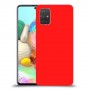 כיסוי בצבע  - אדום לדגם : Samsung Galaxy A71 - מותג : סקרין מובייל