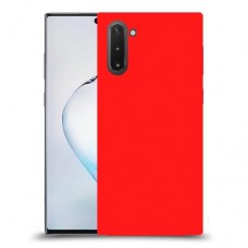 כיסוי בצבע  - אדום לדגם : Samsung Galaxy Note10 - מותג : סקרין מובייל