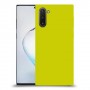 כיסוי בצבע  - צהוב לדגם : Samsung Galaxy Note10 - מותג : סקרין מובייל