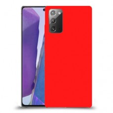 כיסוי בצבע  - אדום לדגם : Samsung Galaxy Note20 - מותג : סקרין מובייל