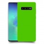 כיסוי בצבע  - ירוק לדגם : Samsung Galaxy S10+ - מותג : סקרין מובייל