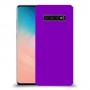 כיסוי בצבע  - סגול לדגם : Samsung Galaxy S10 - מותג : סקרין מובייל
