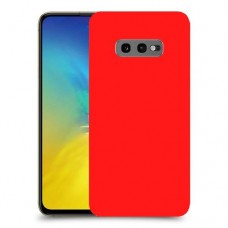 כיסוי בצבע  - אדום לדגם : Samsung Galaxy S10e - מותג : סקרין מובייל