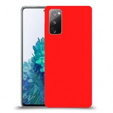 כיסוי בצבע  - אדום לדגם : Samsung Galaxy S20 FE 5G - מותג : סקרין מובייל