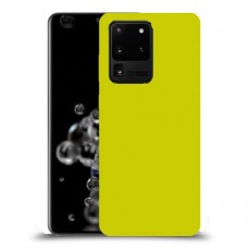 כיסוי בצבע  - צהוב לדגם : Samsung Galaxy S20 Ultra 5G - מותג : סקרין מובייל