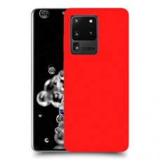 כיסוי בצבע  - אדום לדגם : Samsung Galaxy S20 Ultra - מותג : סקרין מובייל