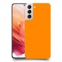 כיסוי בצבע  - כתום לדגם : Samsung Galaxy S21 5G - מותג : סקרין מובייל