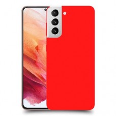 כיסוי בצבע  - אדום לדגם : Samsung Galaxy S21 5G - מותג : סקרין מובייל