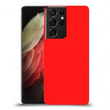 כיסוי בצבע  - אדום לדגם : Samsung Galaxy S21 Ultra 5G - מותג : סקרין מובייל