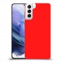 כיסוי בצבע  - אדום לדגם : Samsung Galaxy S21+ 5G - מותג : סקרין מובייל