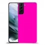 כיסוי בצבע  - ורוד לדגם : Samsung Galaxy S21 - מותג : סקרין מובייל