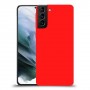 כיסוי בצבע  - אדום לדגם : Samsung Galaxy S21 - מותג : סקרין מובייל