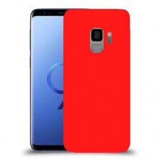 כיסוי בצבע  - אדום לדגם : Samsung Galaxy S9 - מותג : סקרין מובייל